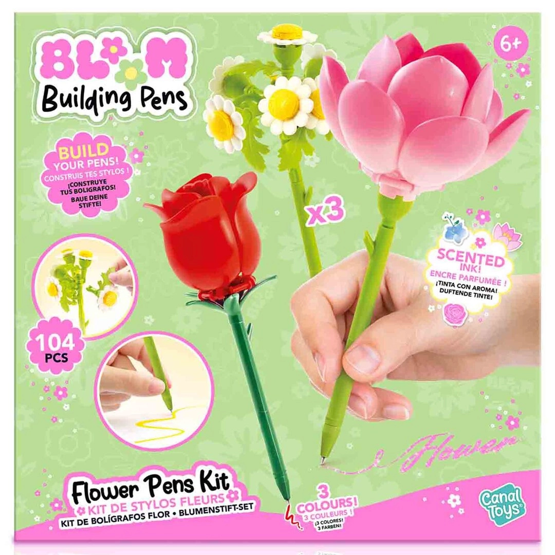 COLOR LAND CHILDRENS TOYS CENTER LLC Bloom Building Pens - 100+ pieces