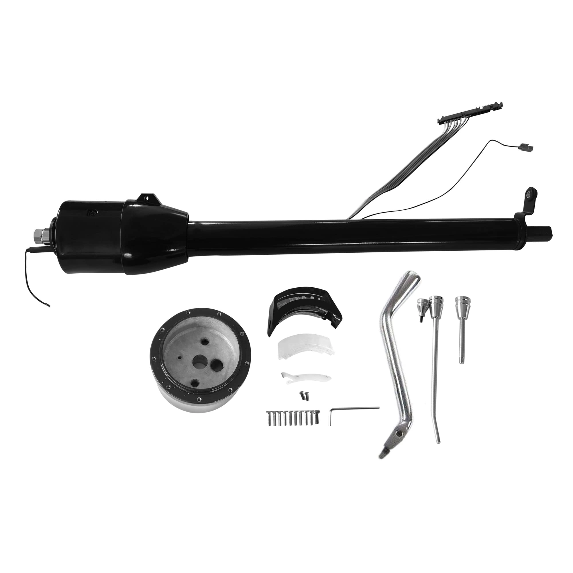 AngyMeck Steering Column - Stainless Steel Black 30" GM