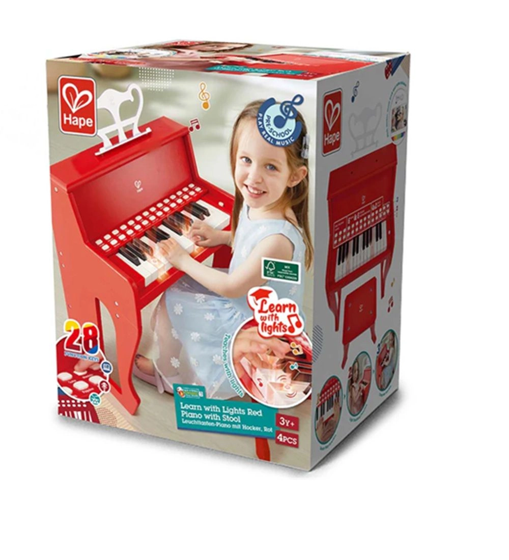 Learn with Lights Piano - six stylized accompanying tunes 3 +