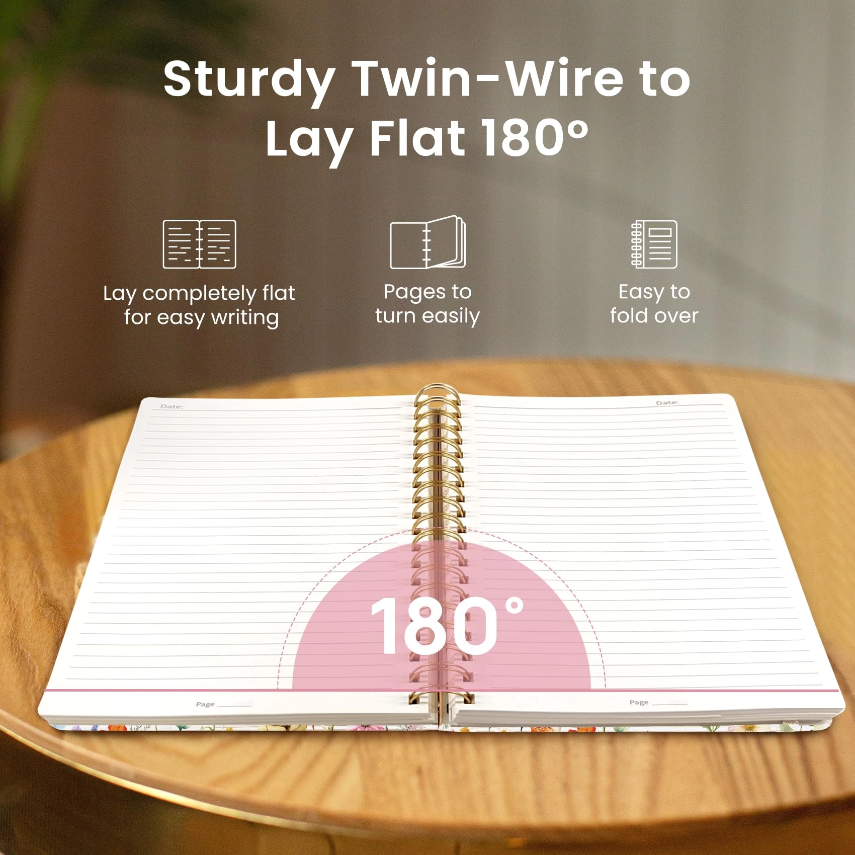 Spiral Notebook B5 Spiral - Lined 300 Pages