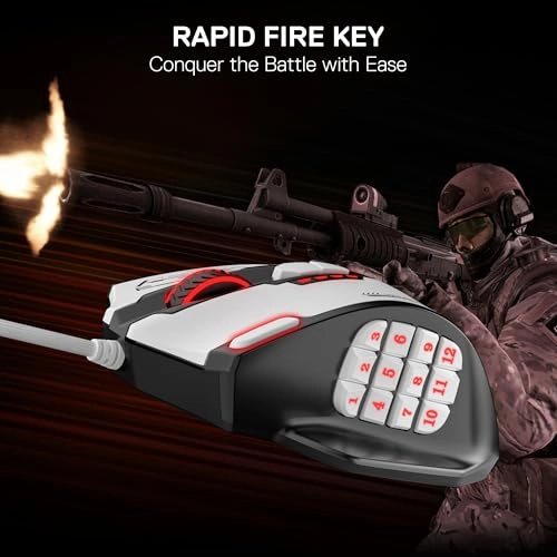 M908 Impact RGB MMO Mouse - USB