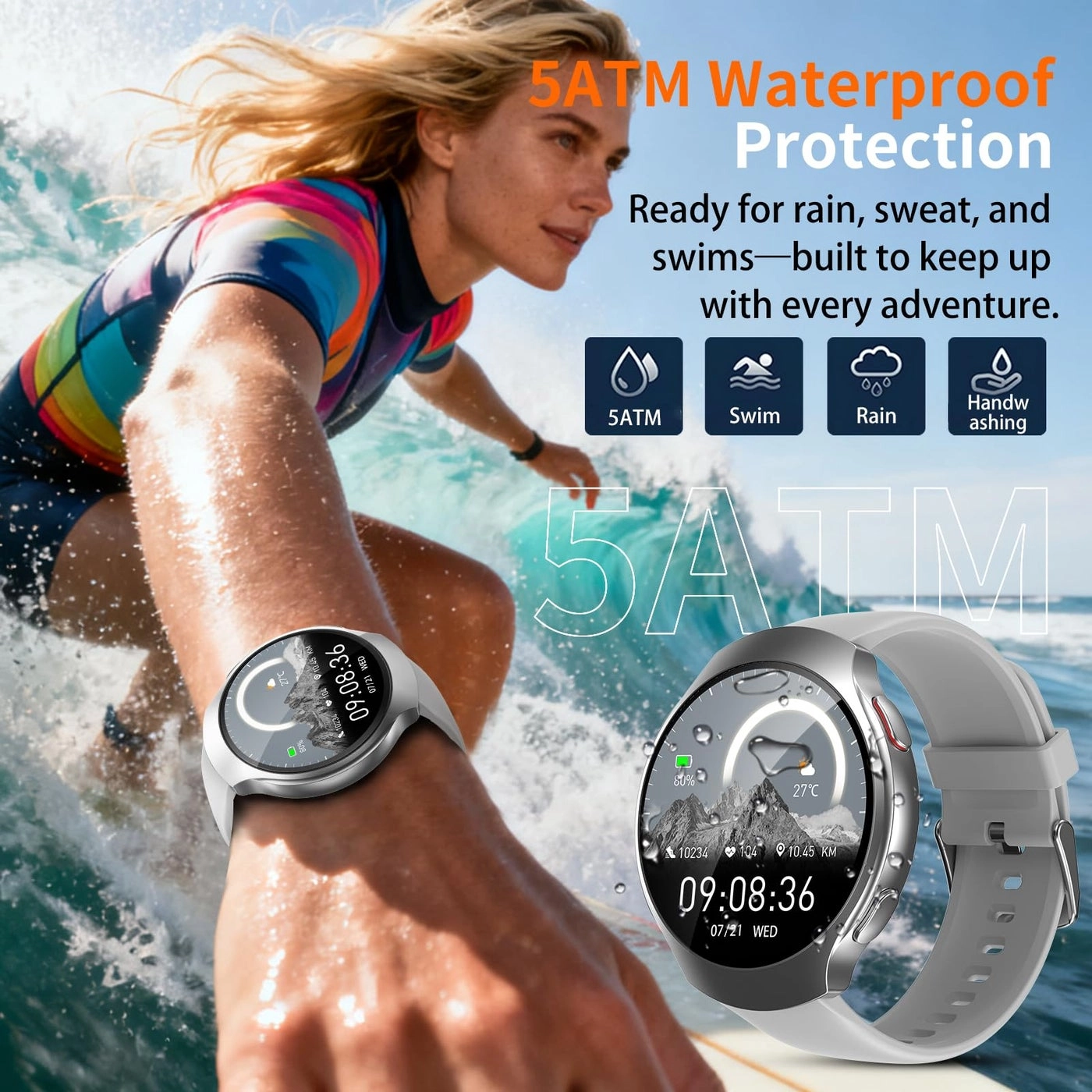 Smart Watch Metal GPS