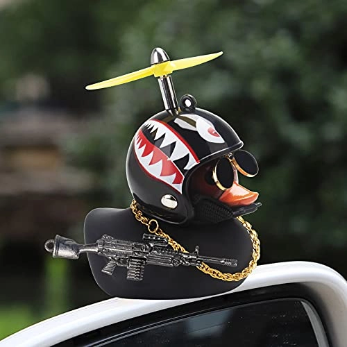 Rubber Duck Toy - Pink Propeller Helmet Set