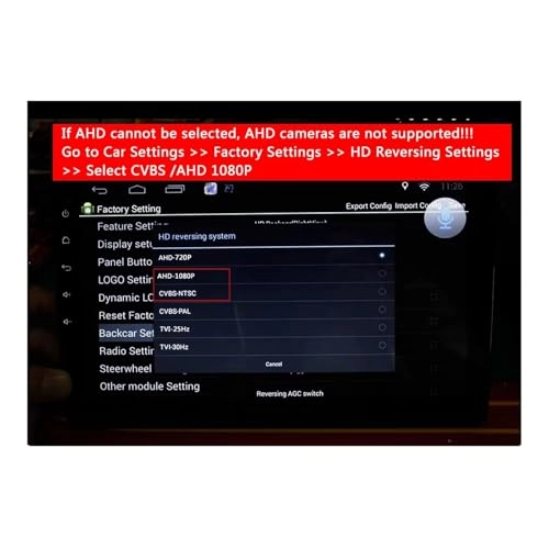 Car Reversing Camera - Night Vision High-Definition Kit