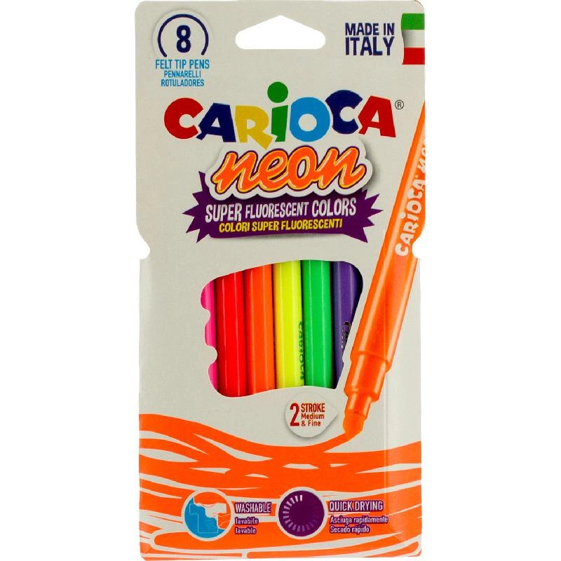 Carioca Felt-tip Marker - 8 Pieces