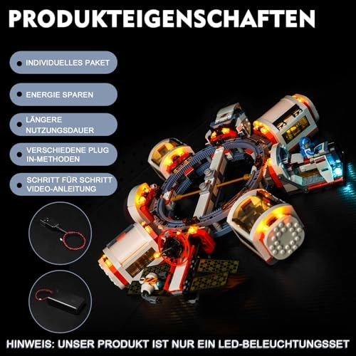Modular Space Station (60433) - Light Control LED Lighting Set