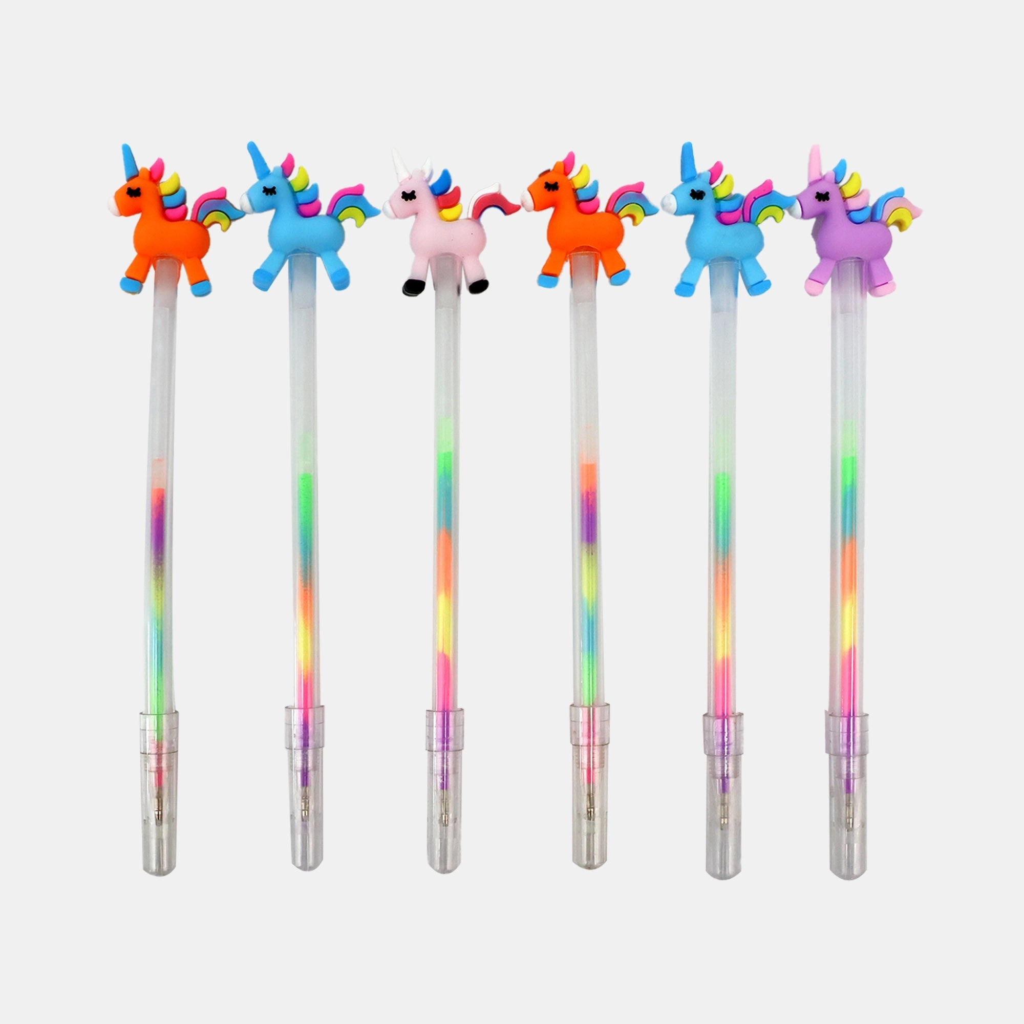 Vibe Unicorn Gel Pens - 6 pcs