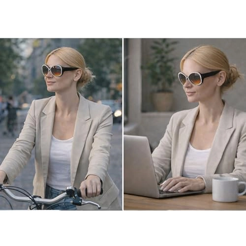 Smart Bluetooth Glasses - AI Touch Control Magnetic Charging