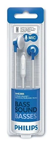 SHE2005BL/28 Wired Earbud