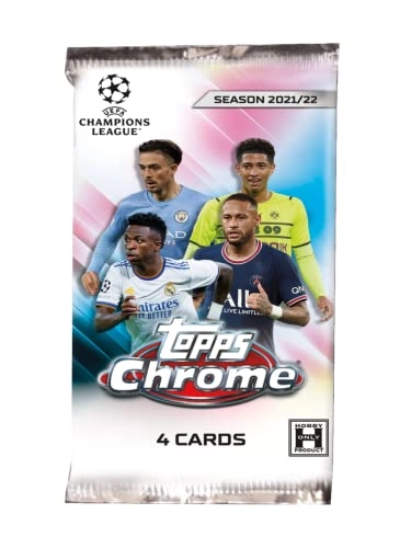 2021/22 UEFA Champions League Chrome - 18 Packs/Box 4 Cards/Pack