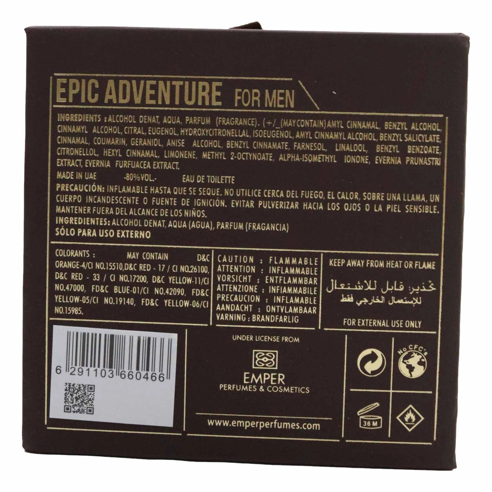 Epic Adventure Eau de Toilette 100 ml
