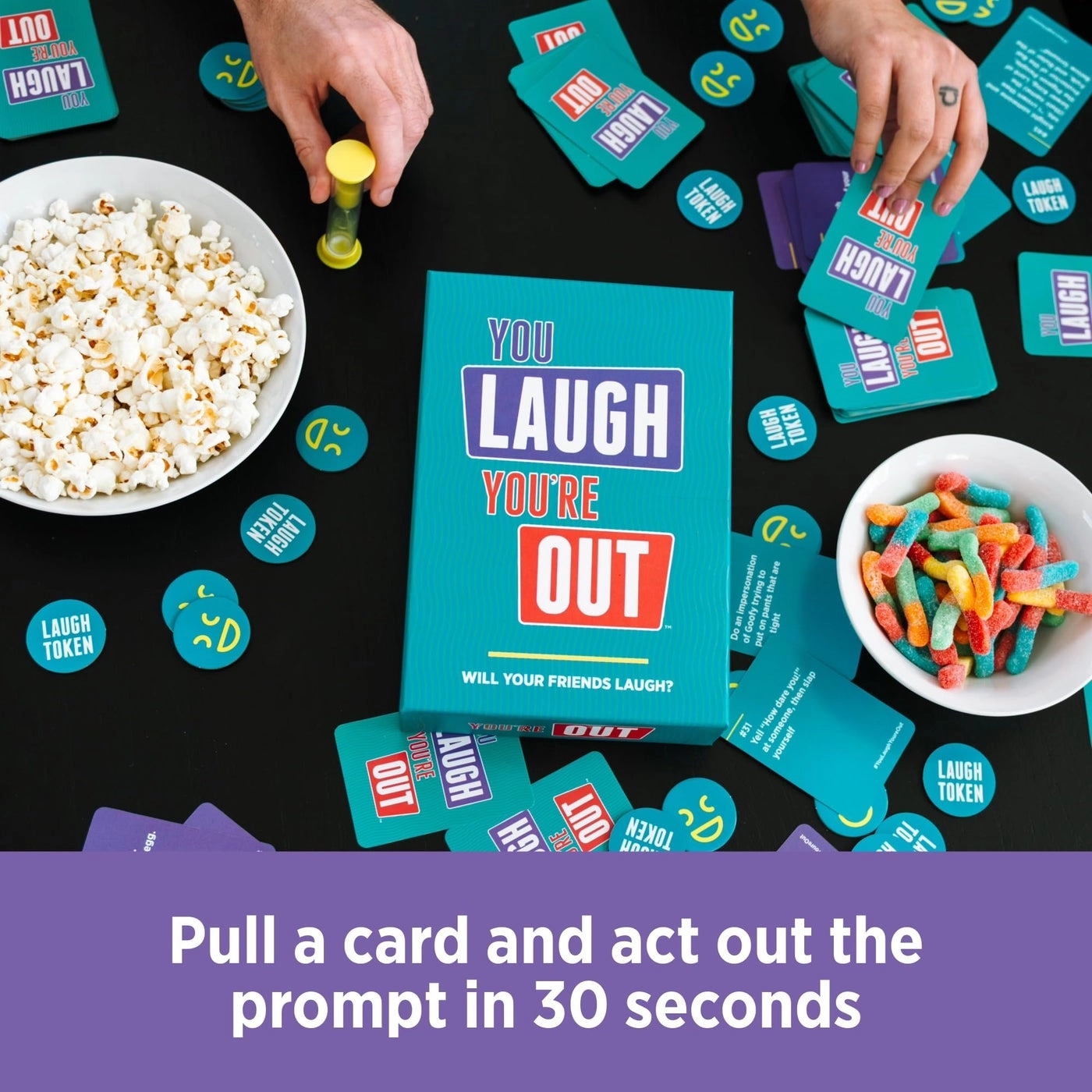You Laugh You're Out - Ages 14+ 125 Prompt Cards