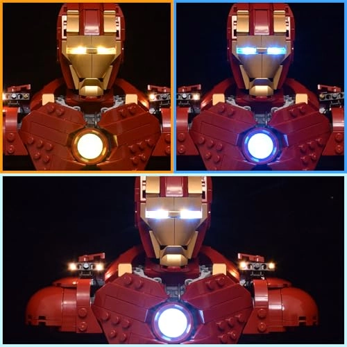 LED Kit for Iron Man MK4 Bust - Touch Switch Lighting Only