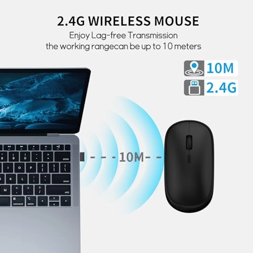 Ergonomic Optical Mouse - USB Wireless