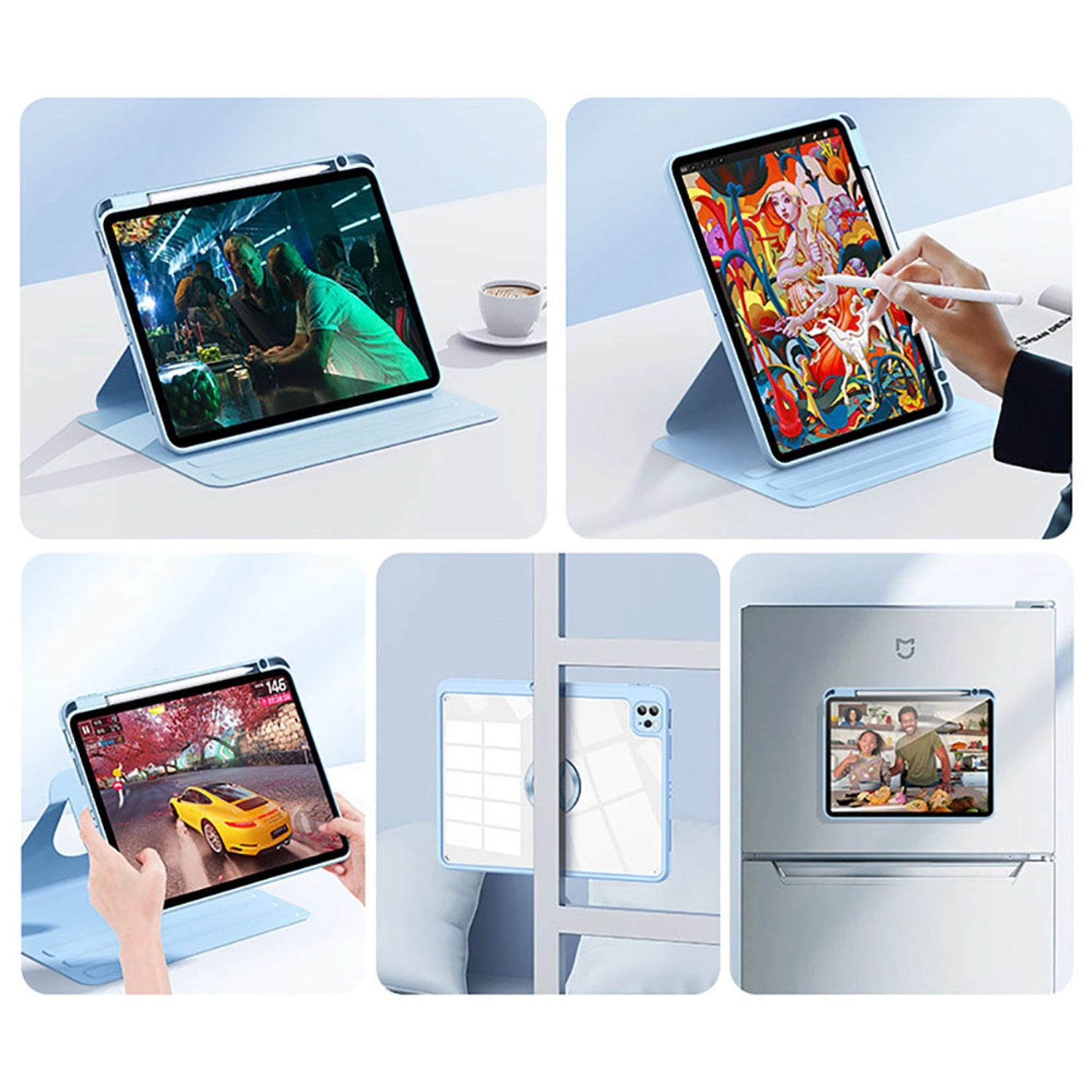 Case with Screen Protector for iPad Pro 12.9 (2022)