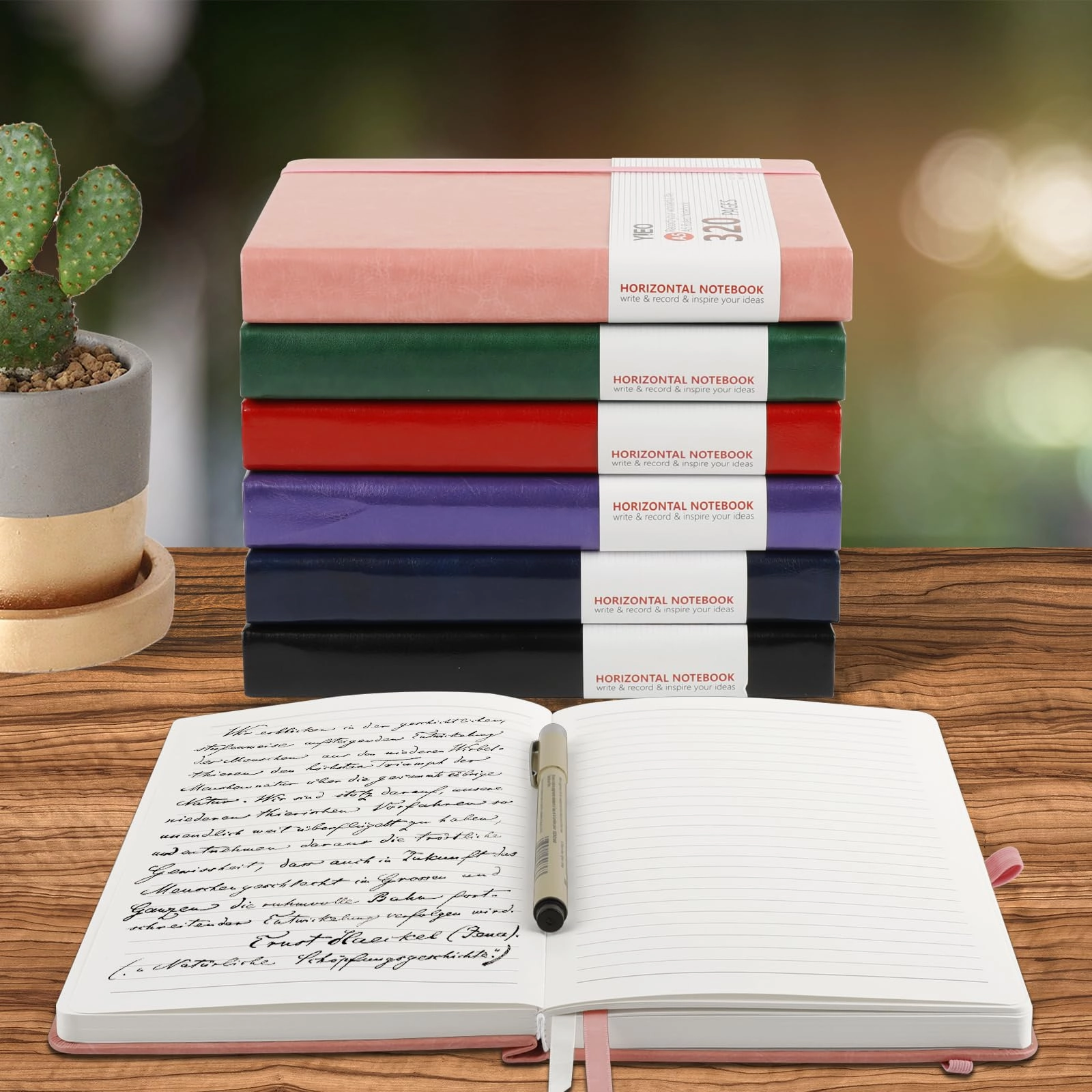 Notebook A5 Hardcover - Lined 160 Sheets