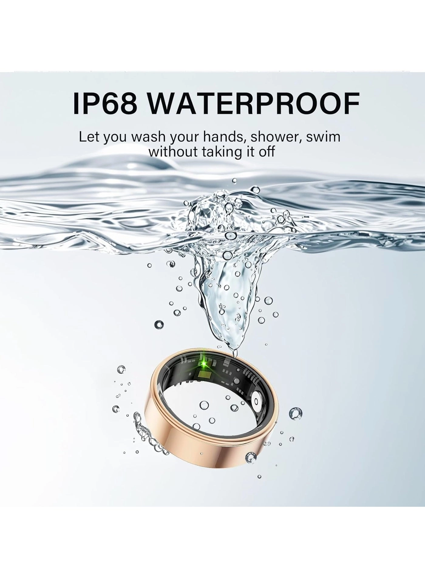 Smart Health Ring - Fitness Tracker Heart Rate Blood Oxygen