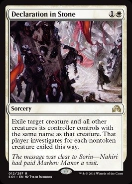 Magic: the Gathering Declaration in Stone 012/297 - Shadows Over Innistrad