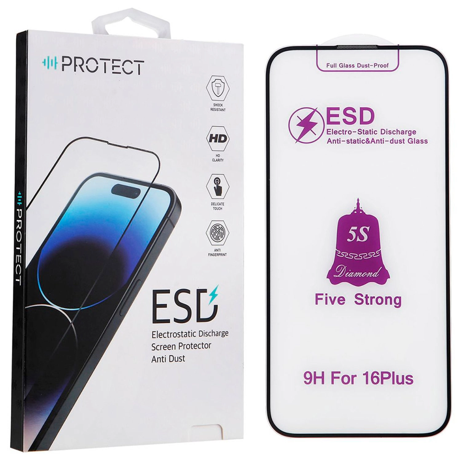 Clear Screen Protector for iPhone 16 Plus