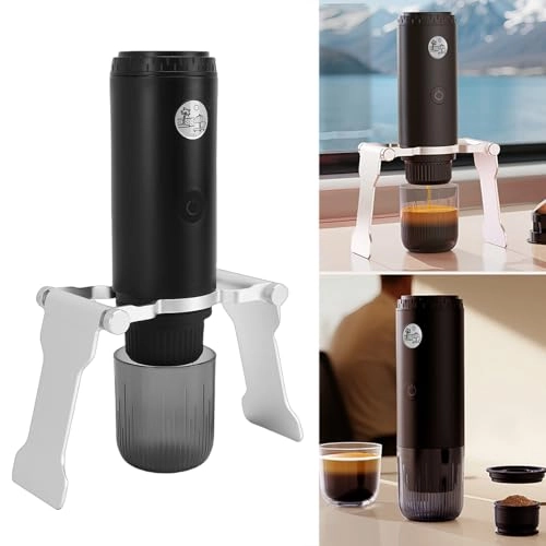 Portable Coffee Maker - 80ml Ground Coffee and Capsule
