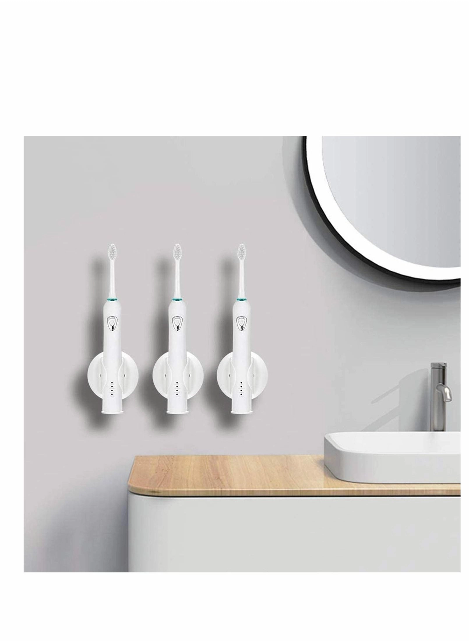 Toothbrush Holders - 2 Wall Mounted