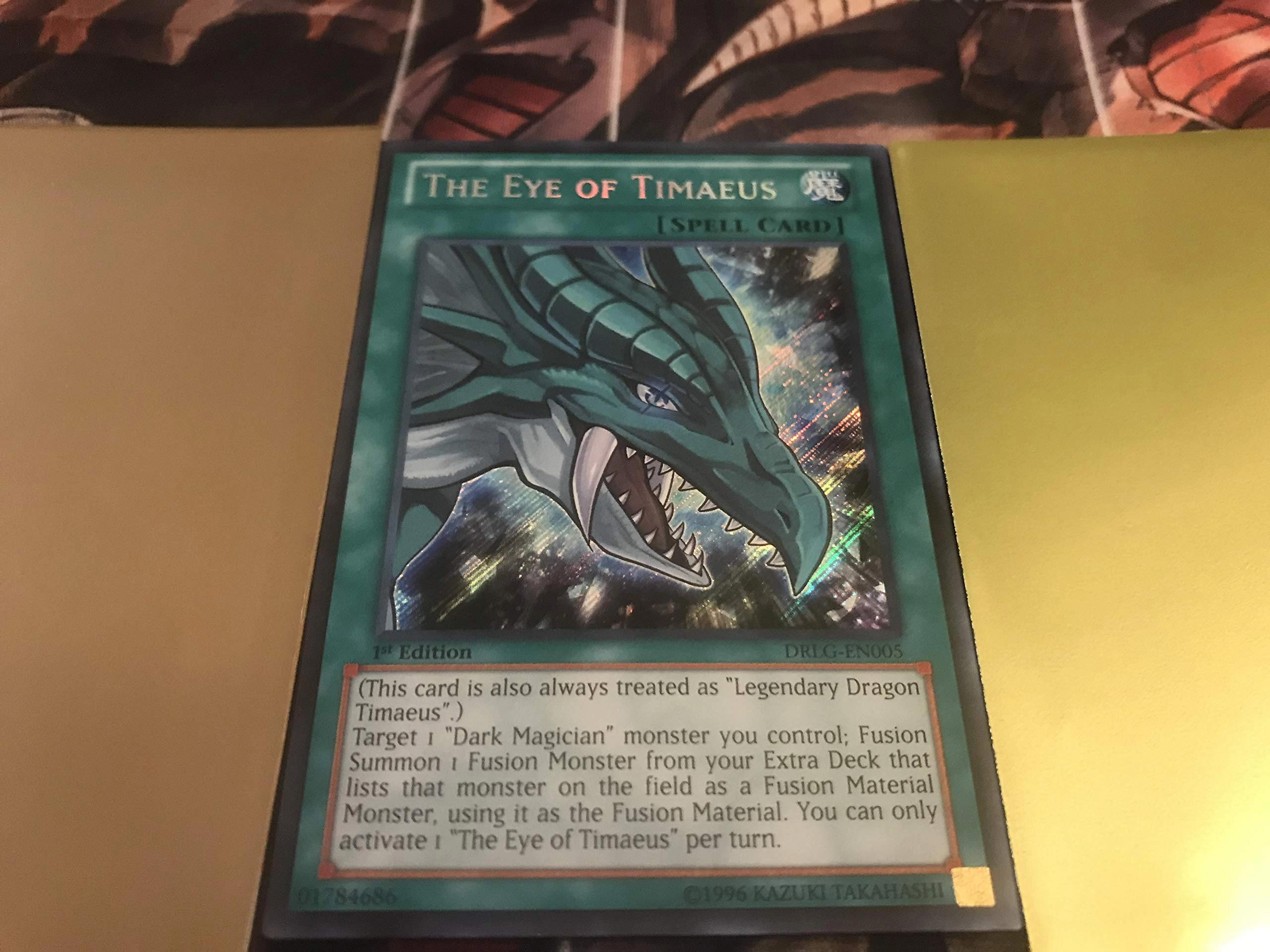 Yu-Gi-Oh! Eye of Timaeus - Dragons of Legend 1st Edition Secret Rare