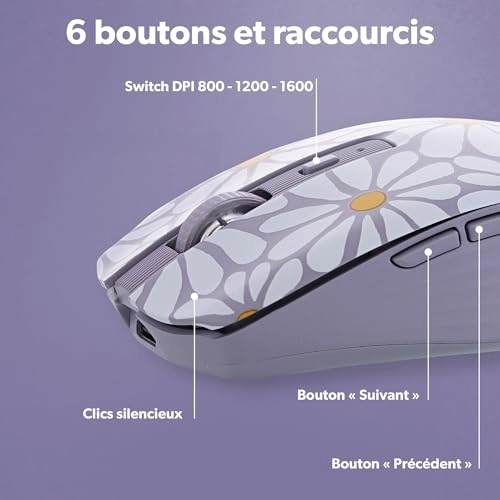 Stylish Design Mouse - Bluetooth USB