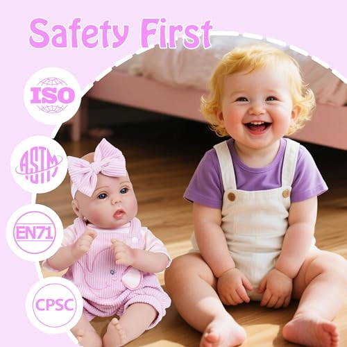 Reborn Baby Doll - 18 Inches Silicone Ages 3+
