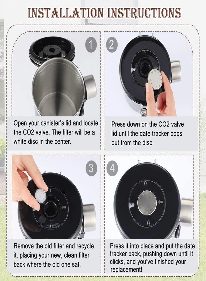 Co2 Valve Filter Set