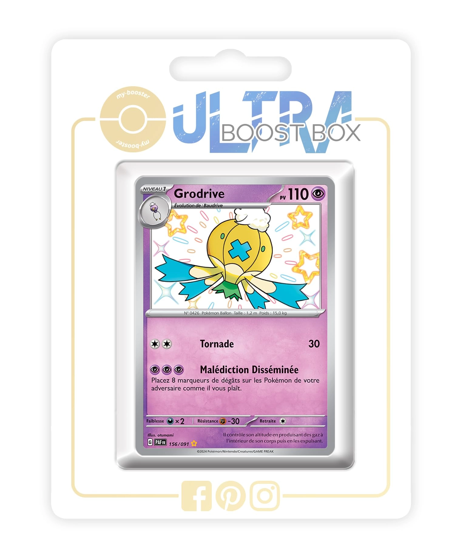 my-booster SV045-FR24-UB-156 - Pokémon Cards 3+ years