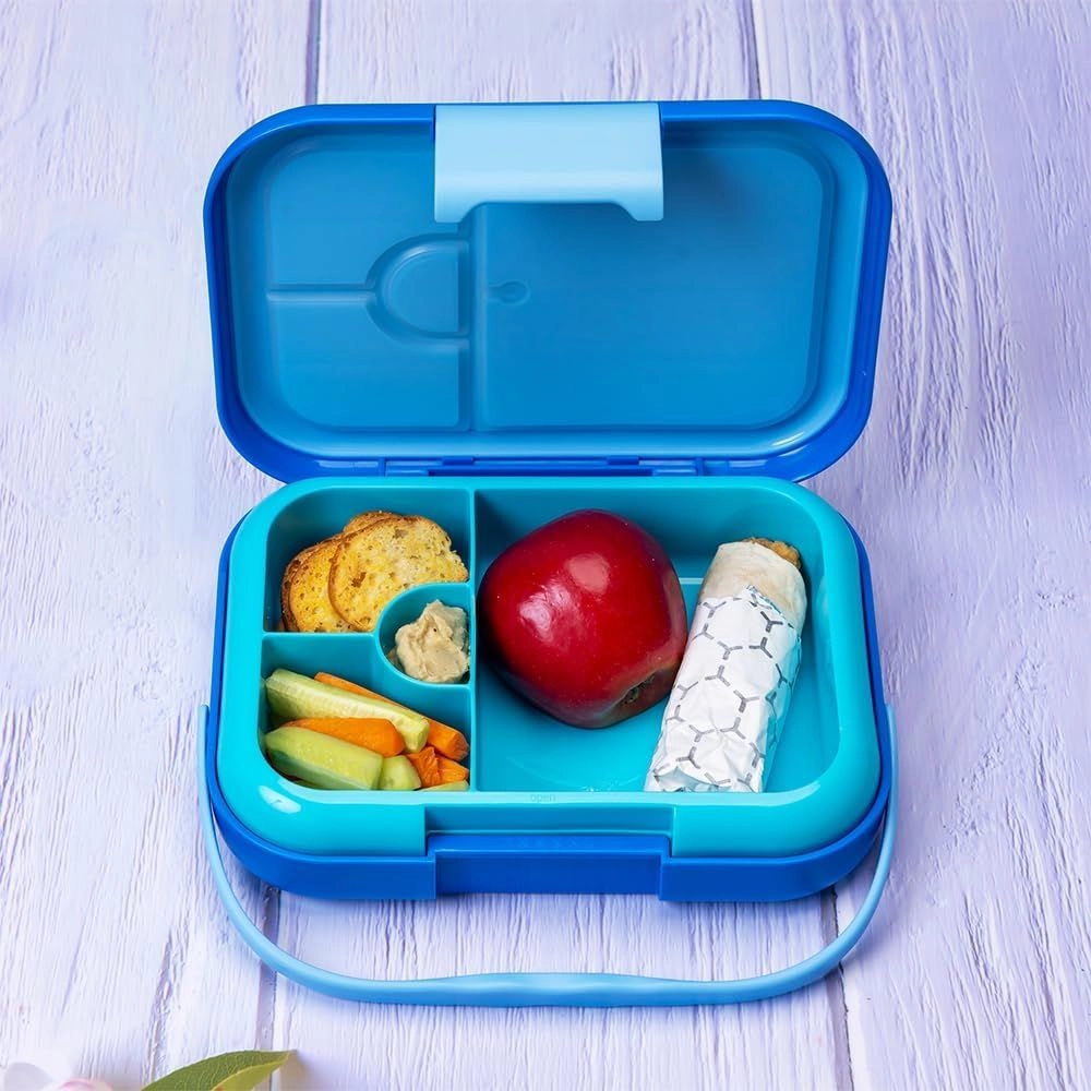 Convertible Bento Lunch Box - T-Rex Grey 6 And 4