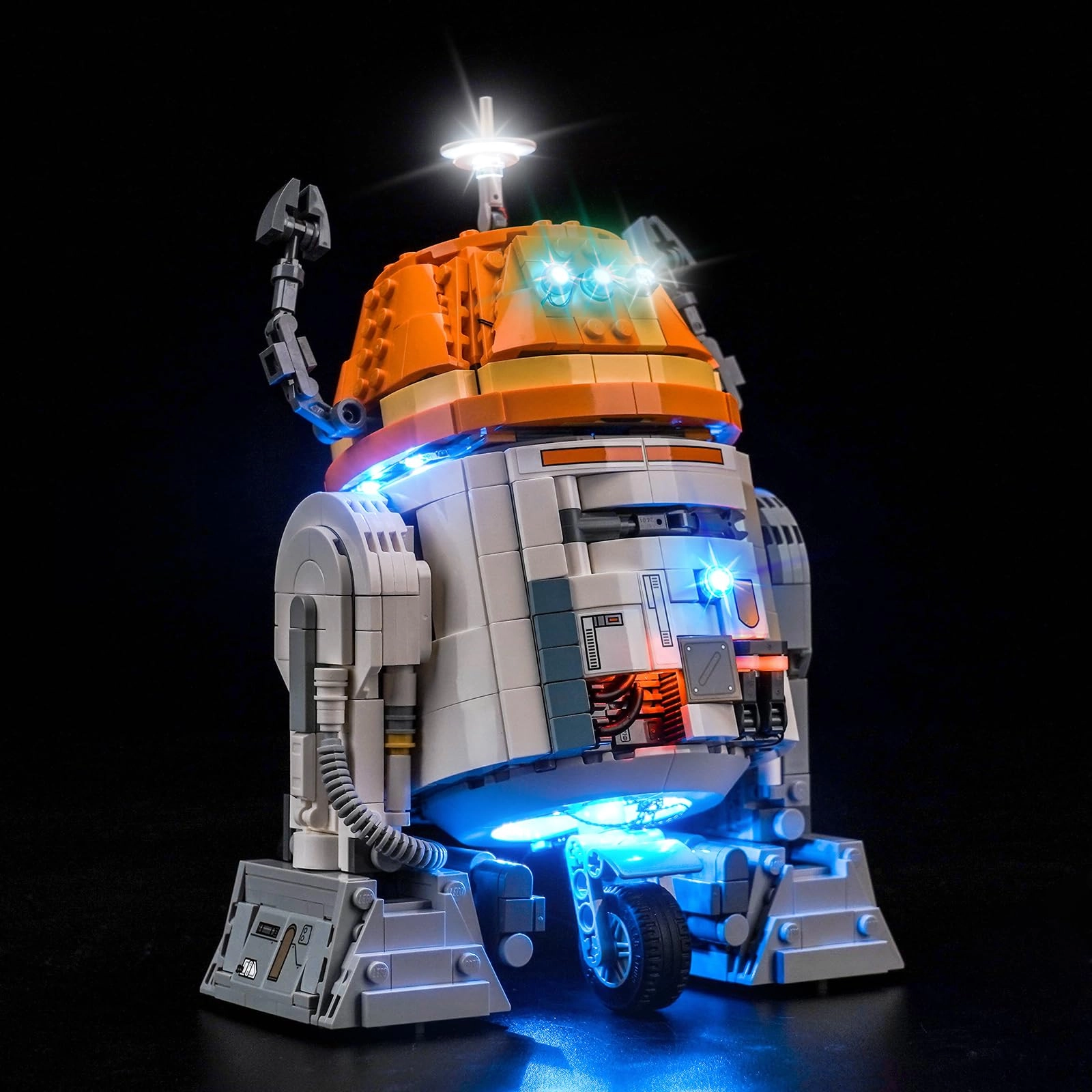 BrickBling LED Light Set - Compatible with 75416 Astromech Droid USB Battery