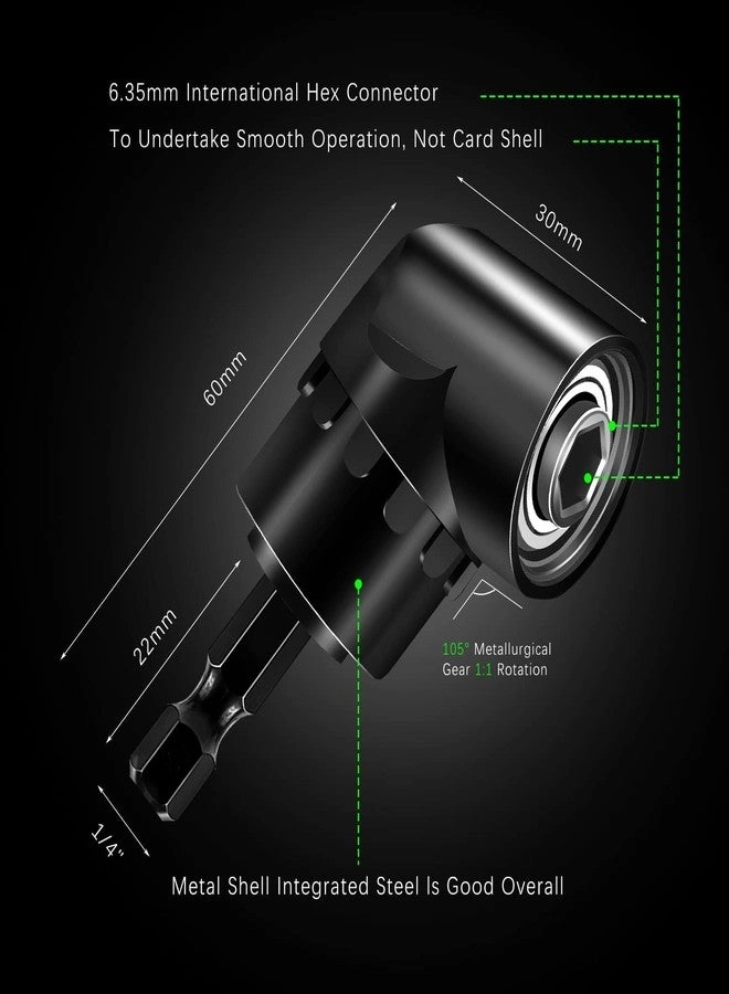 105 Degree Right Angle Driver - 1/4 Drive Quick Magnetic
