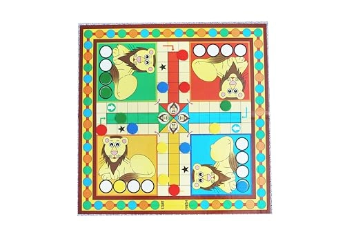 Snakes And Ladders Ludo - Double-sided Multicolor