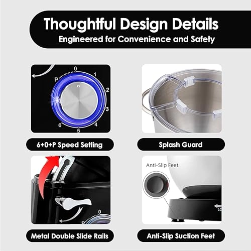 Stand Mixer - 6.2L 1400W