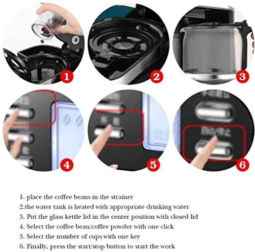 Electric coffee - 10 cups LCD backlight