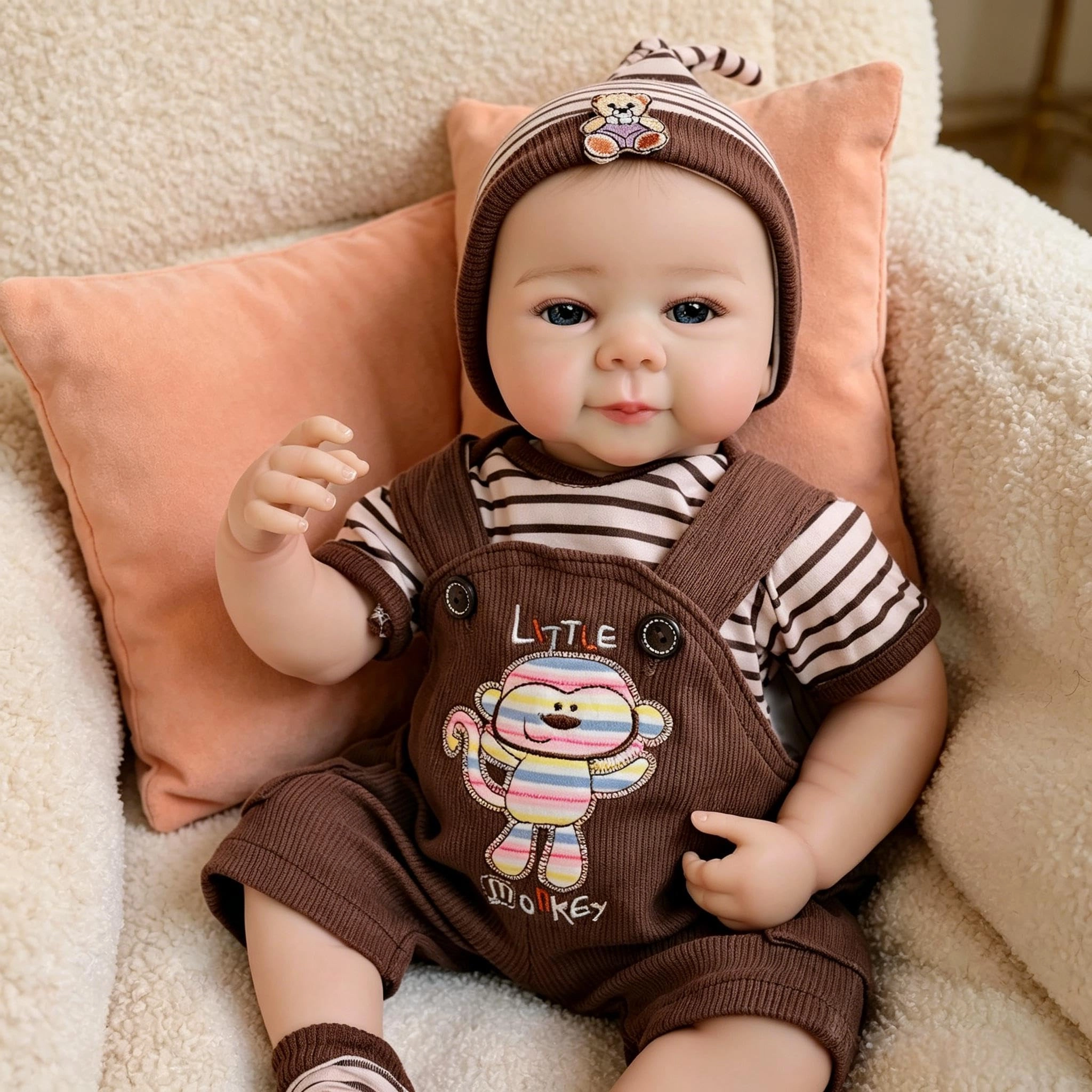 Nanjing Tianzeng Gifts Co.,Ltd Reborn Baby Doll - 20 inch Vinyl Boy Ages 3+