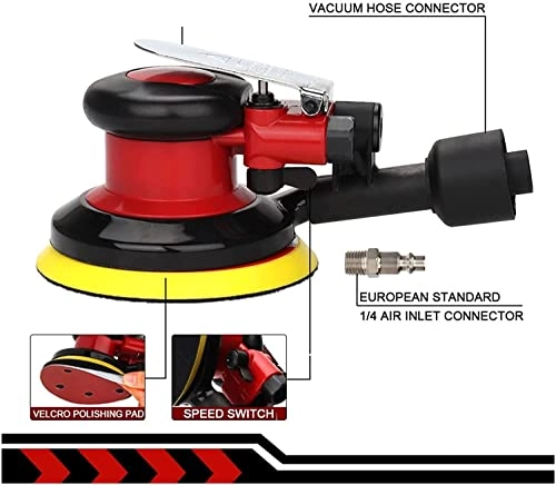 Power Buffer Polisher - 125mm/150mm Pneumatic 12,500RPM