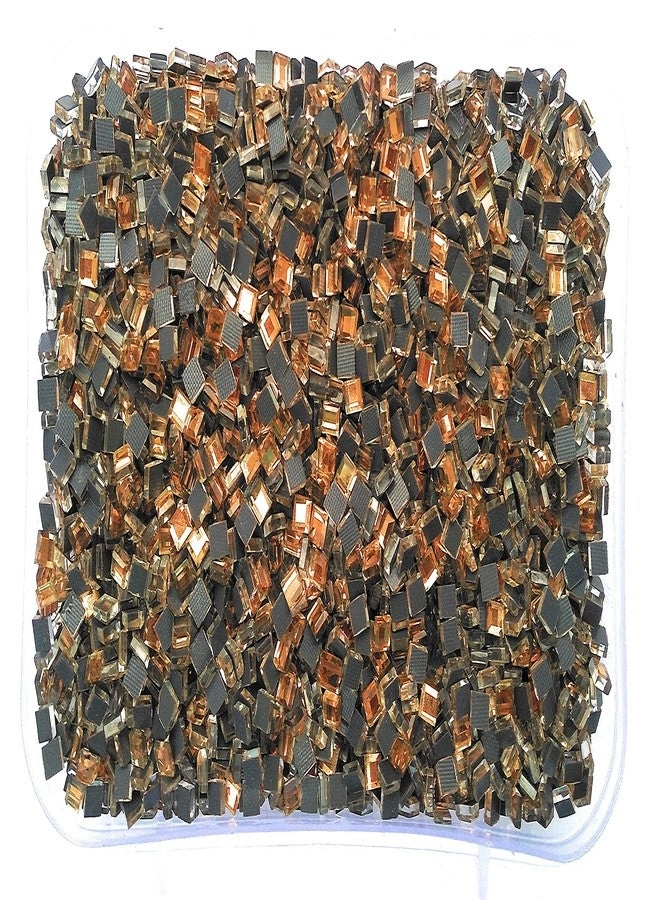 Sahoji Creation Square Mosaic Mirror Pieces - Bronze 5000pcs