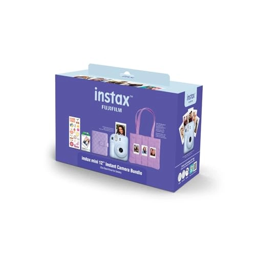 Instax Mini 12 - Blue 2025 Holiday Bundle