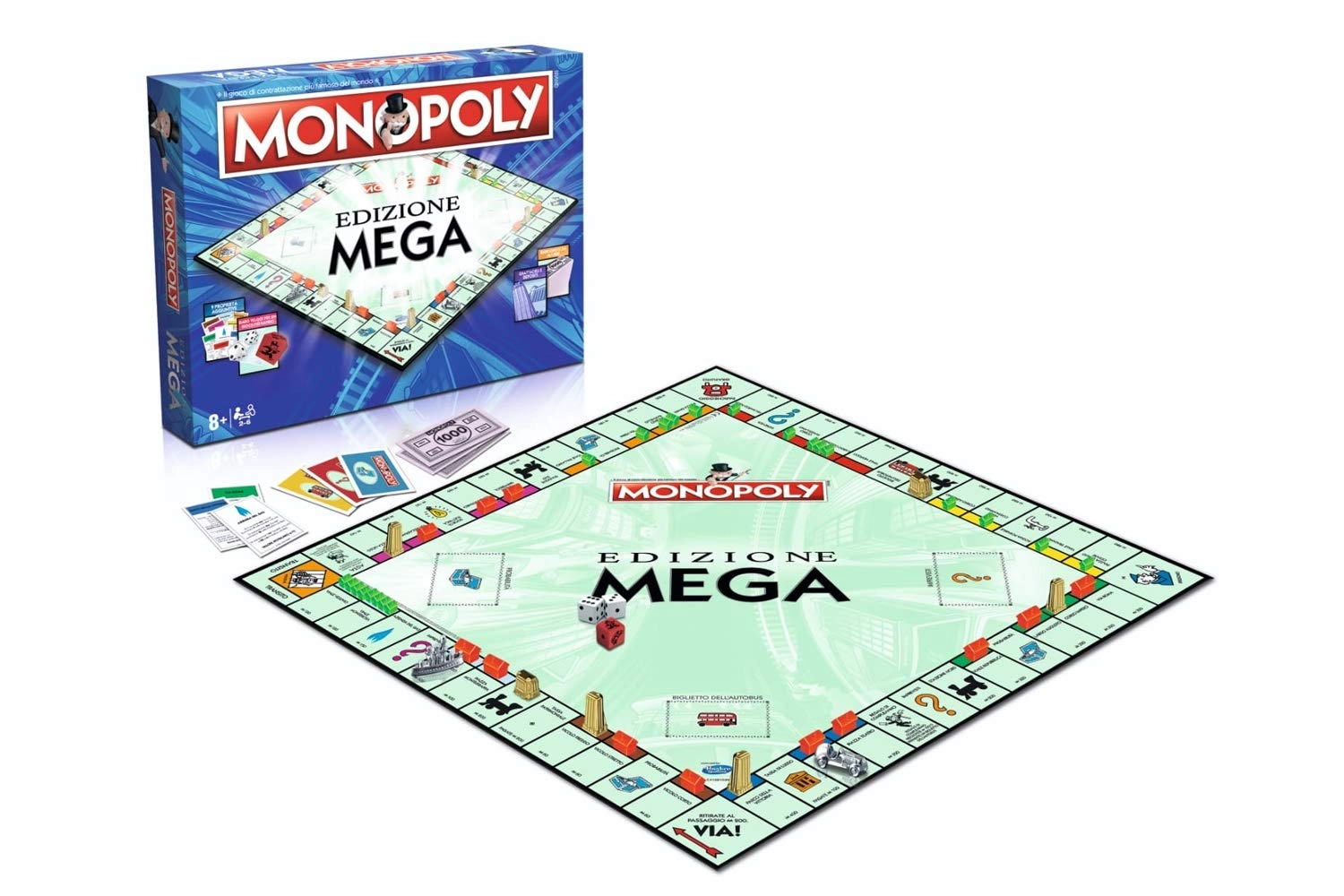 Winning Moves Mega Monopoly (Italian)