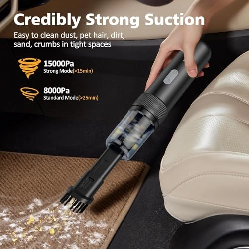 Wireless Vacuum Cleaner - 15000Pa 4-in-1
