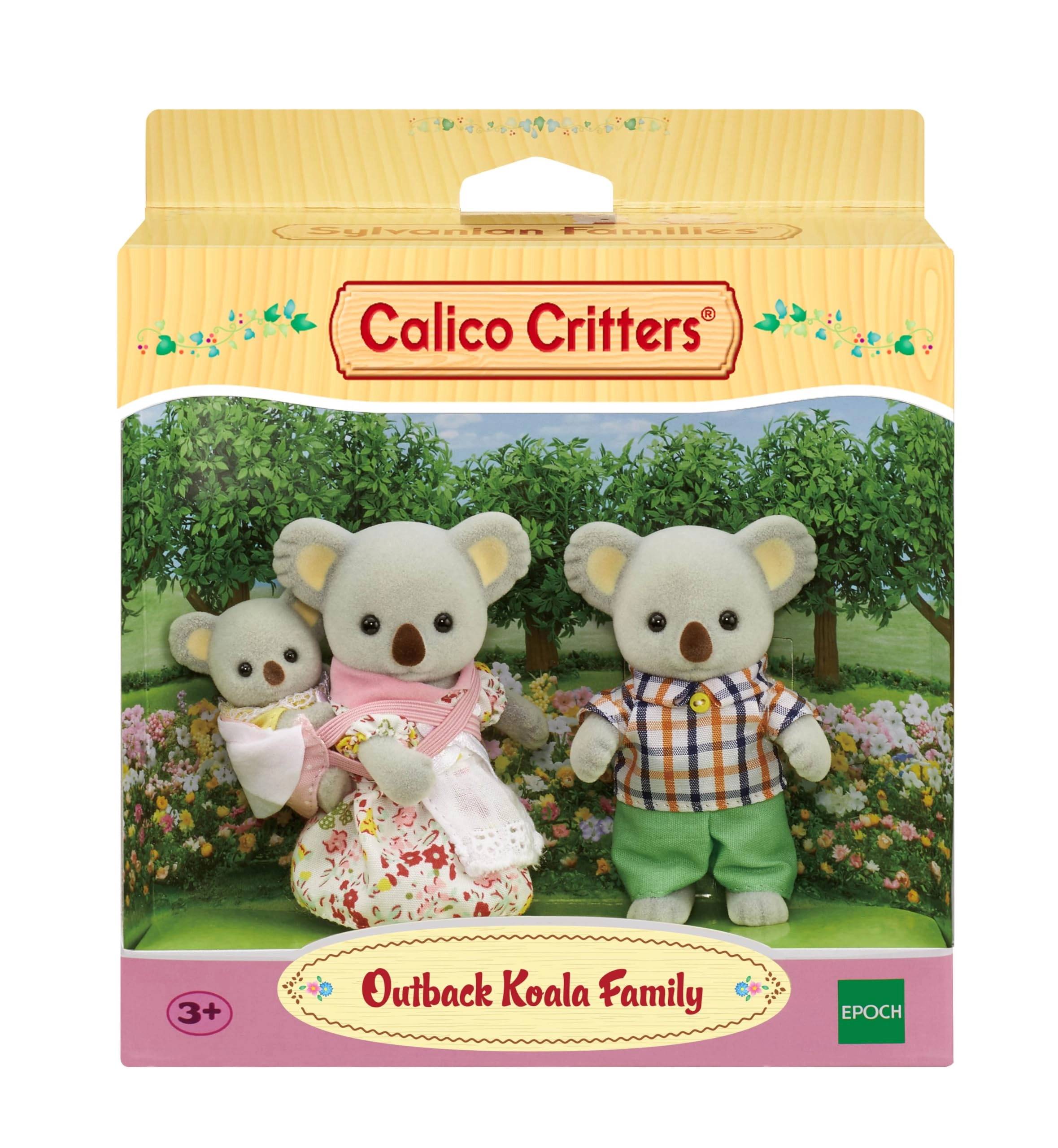 Calico Critters Outback - Sheila + Bruce + Baby (CF1821) 3 pcs