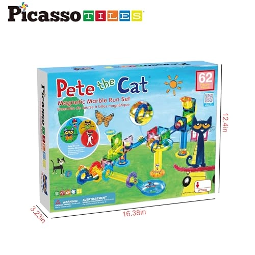 Pete the Cat Marble Maze - Architecture 62pcs