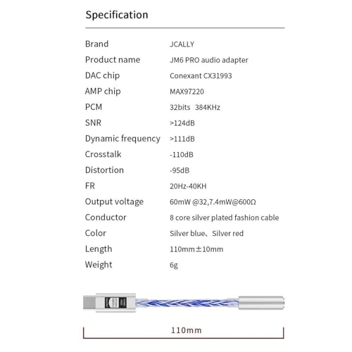 JM6 Pro - Dual DAC CX31993 MAX97220