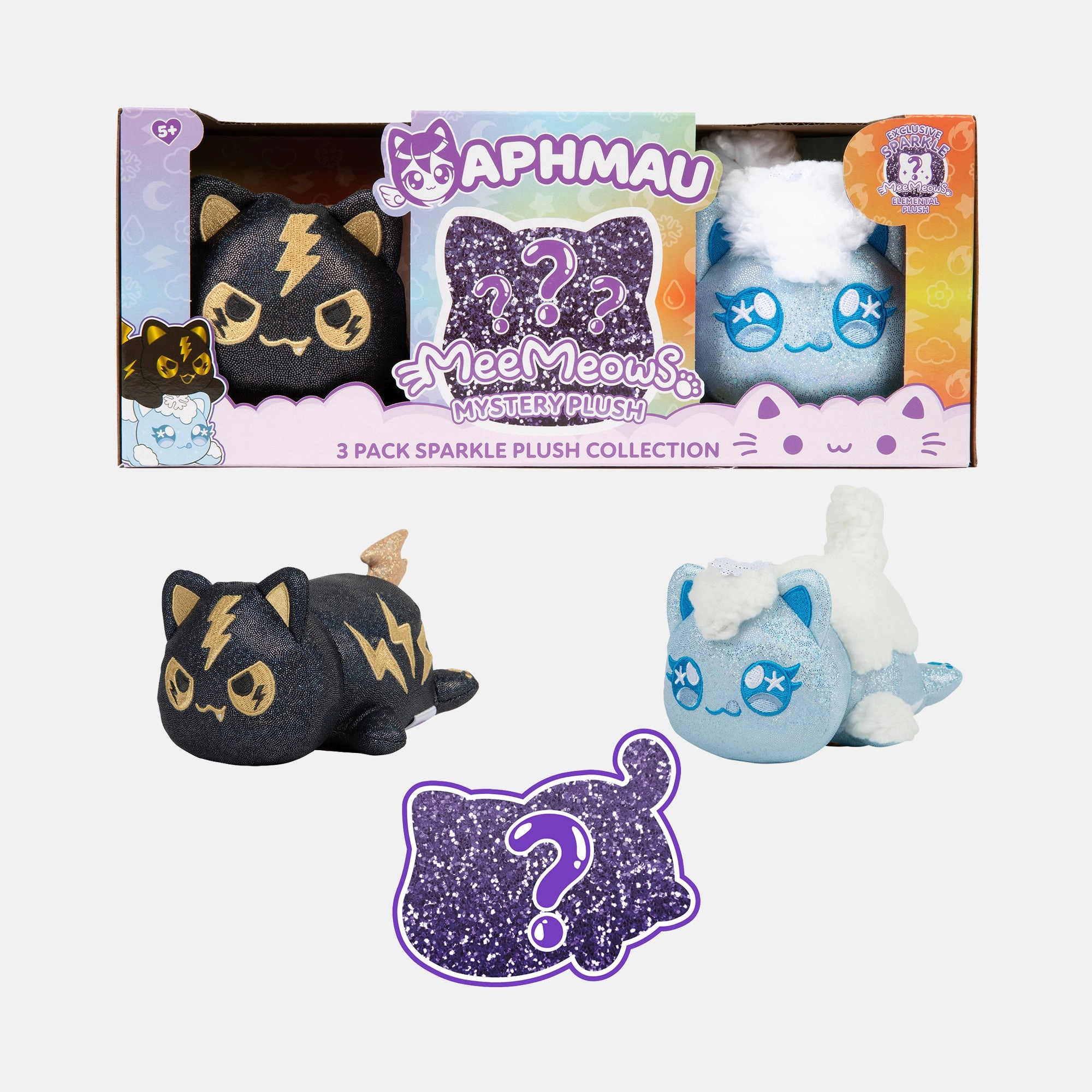 MeeMeows Mystery Plush - 15.2 cm Pack of 3