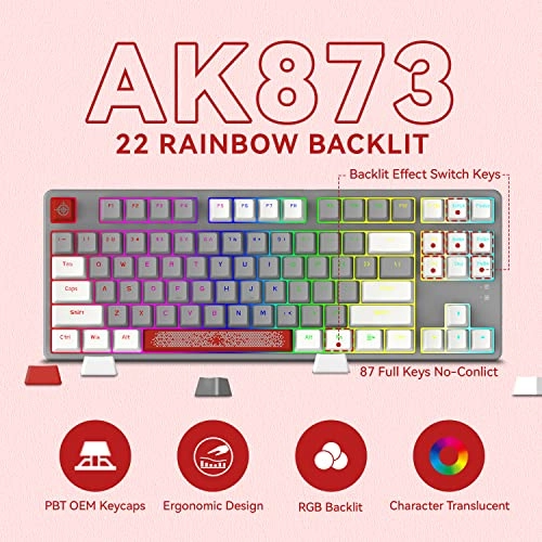 AK873 - 75% TKL Wired