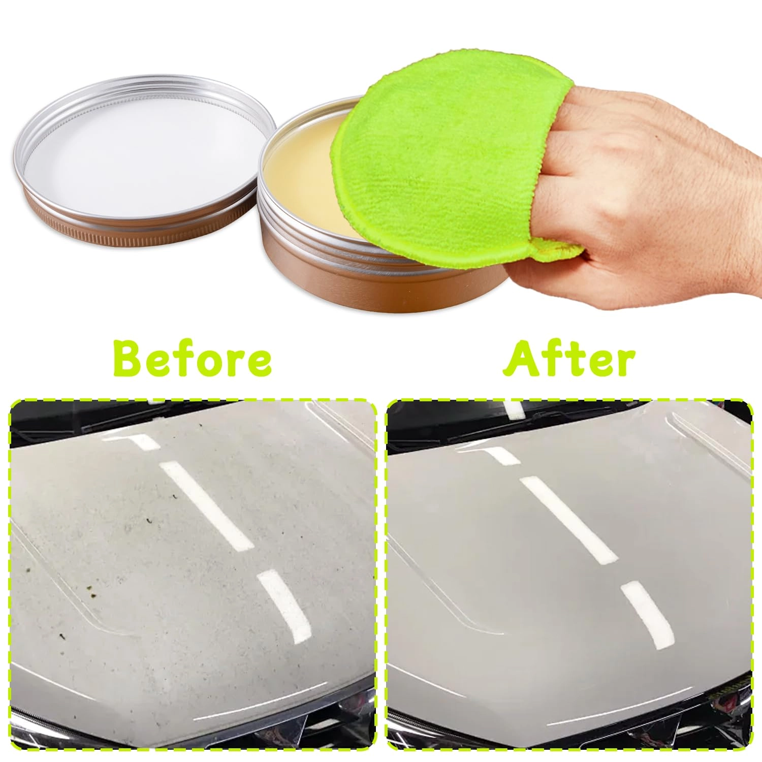 Microfiber Car Wax Applicator Pads