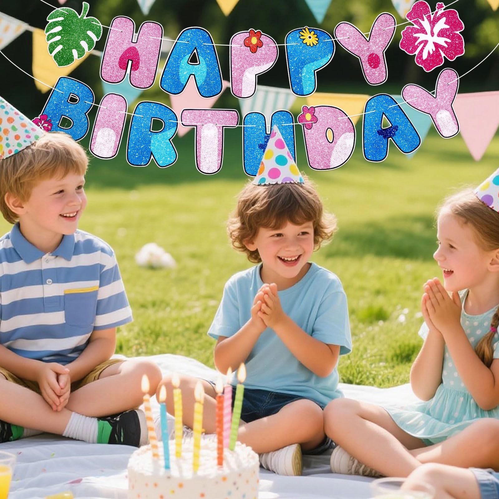 Happy Birthday Banner - 1 Birthday