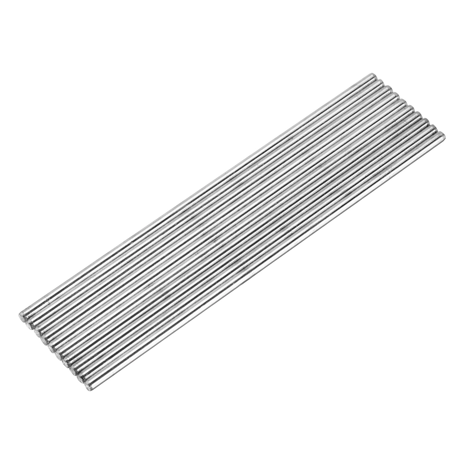 SourcingMap Round Rod Axles - 2.5 x 100mm 10pcs Iron